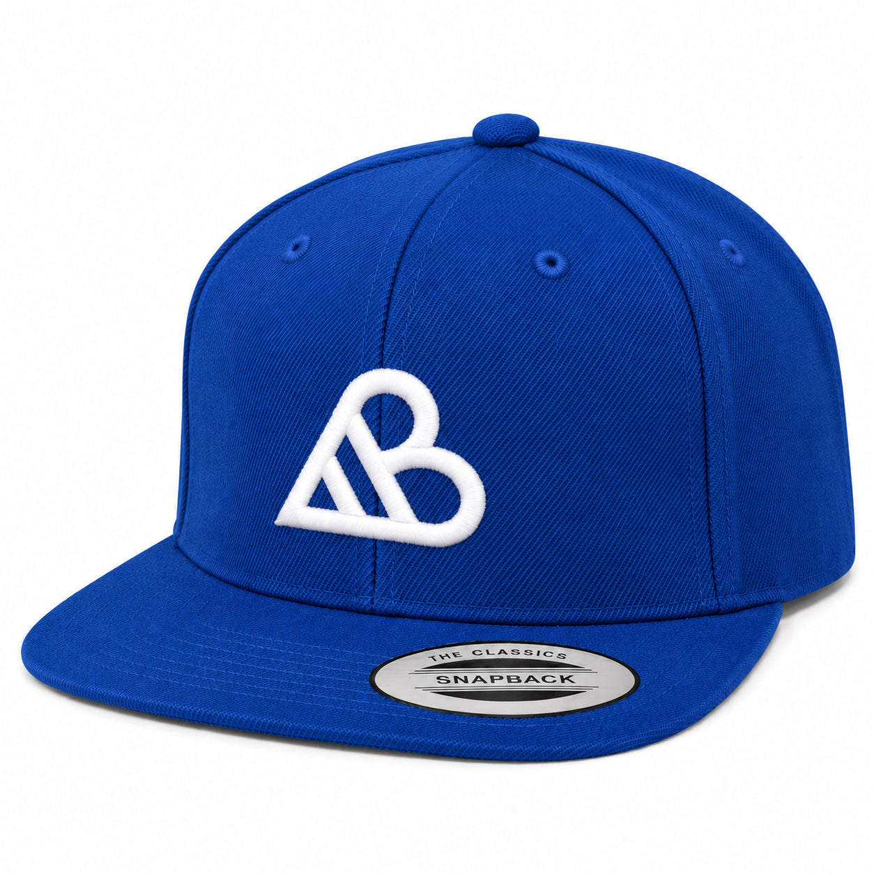 AB Logo Premium Snapback Hat - Blue